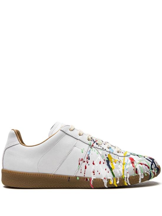 26SS 마르지엘라 페인트 드롭 레플리카 독일군 S57WS0240 P1892961 Bianco - MAISON MARGIELA