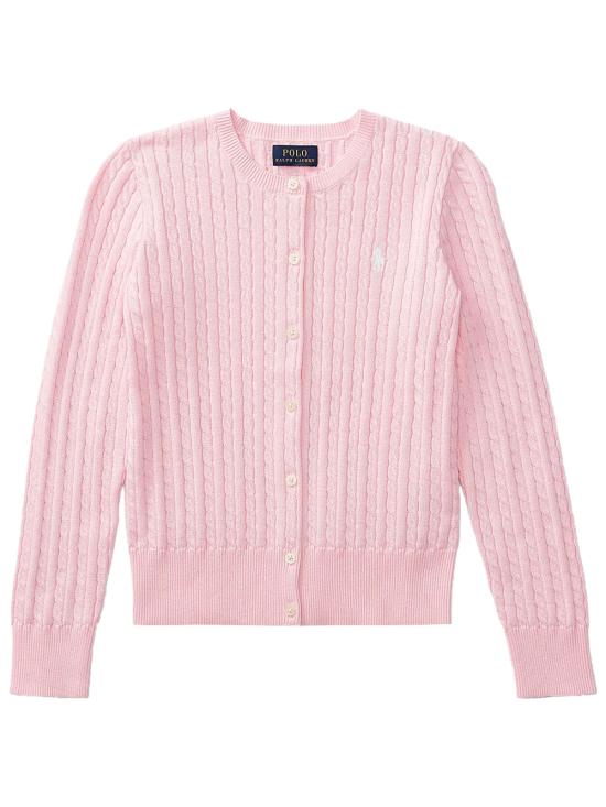 26SS [키즈] 랄프 로렌 가디건 313543047 010 HINT OF PINK