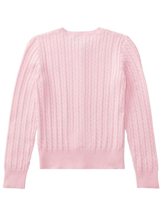 26SS [키즈] 랄프 로렌 가디건 313543047 010 HINT OF PINK - RALPH LAUREN