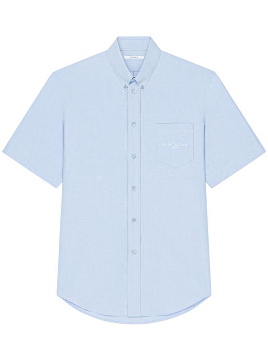 26SS 지방시 반팔 셔츠 BM617X16DF 453 Clear Blue