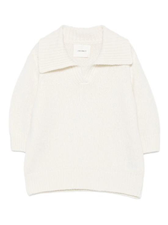 26SS 리사 양 스웨터 2025344 CR White