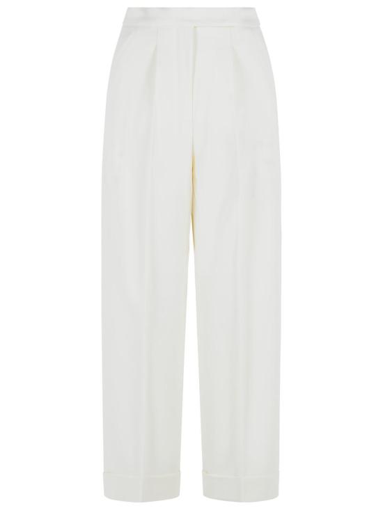 26SS 막스마라 스트레이트 팬츠 2611131111001 White