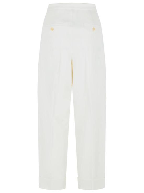 26SS 막스마라 스트레이트 팬츠 2611131111001 White - MAX MARA