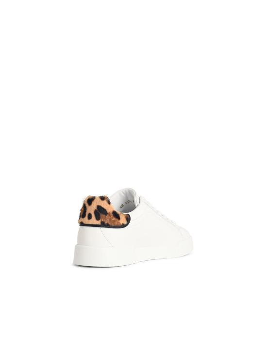 26SS 돌체앤가바나 포르토피노 라이트 스트로벨 레더 스니커즈 CK2395 A02258S543 White - DOLCE & GABBANA