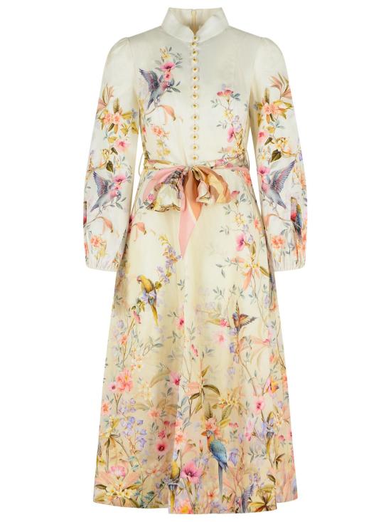 26SS 짐머만 롱 원피스 9143DC261CREAM AVIARY Cream