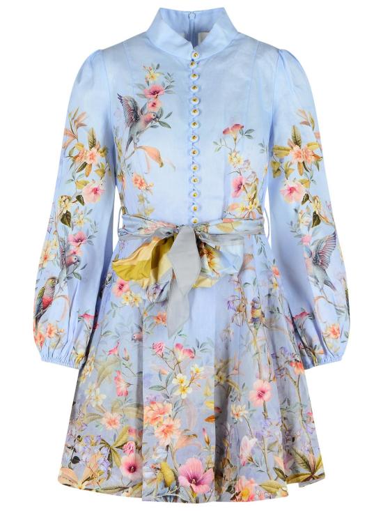 26SS 짐머만 숏 원피스 9142DC261BLUE AVIARY Liliac