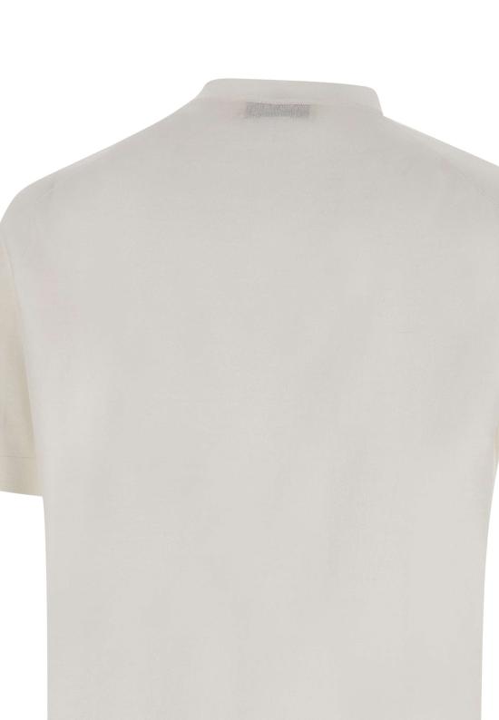 26SS 필리포 드 로렌티스 반팔 티셔츠 TS0MC CR18R001 White - FILIPPO DE LAURENTIIS