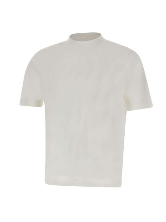 26SS 필리포 드 로렌티스 반팔 티셔츠 TS0MC CR18R001 White - FILIPPO DE LAURENTIIS