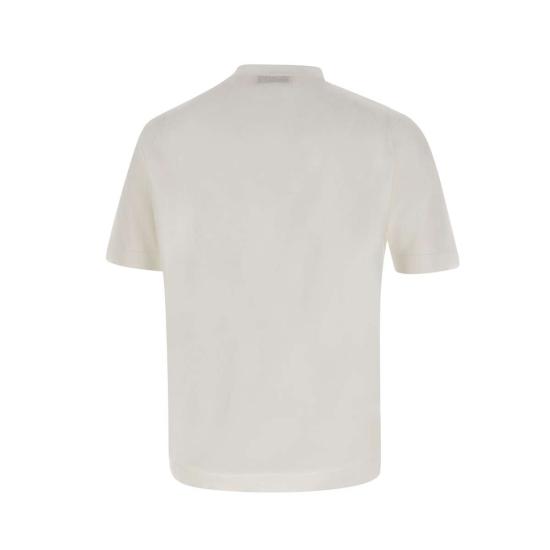 26SS 필리포 드 로렌티스 반팔 티셔츠 TS0MC CR18R001 White - FILIPPO DE LAURENTIIS