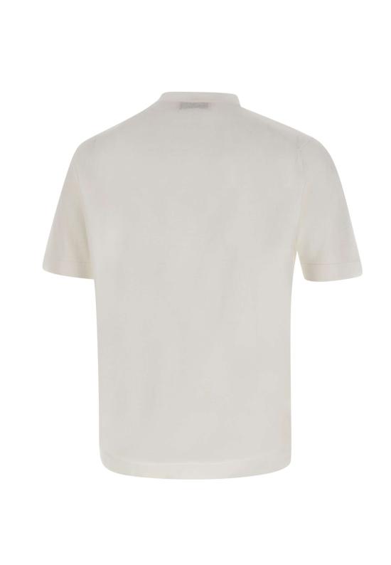 26SS 필리포 드 로렌티스 반팔 티셔츠 TS0MC CR18R001 White - FILIPPO DE LAURENTIIS