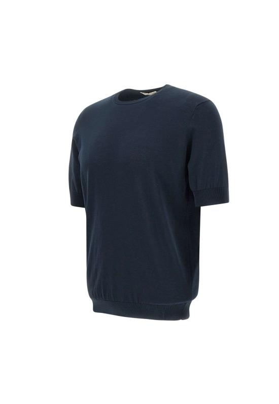 26SS 필리포 드 로렌티스 스웨터 GC1MC CR14R890 Blue - FILIPPO DE LAURENTIIS