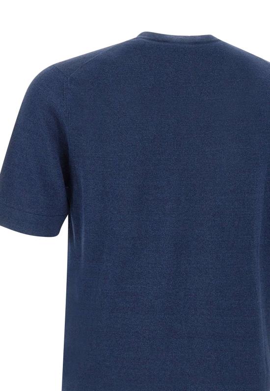 26SS 그랑싸쏘 반팔 티셔츠 57140 18637598 Blue - GRAN SASSO