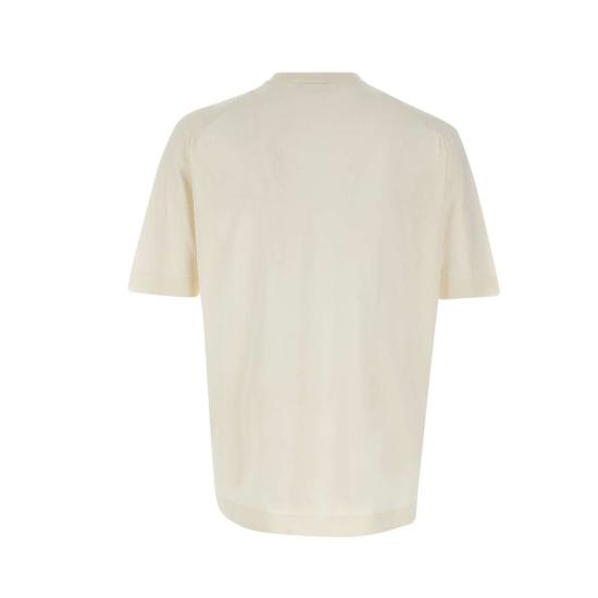 26SS 필리포 드 로렌티스 반팔 티셔츠 TS0MC CR14R020 White - FILIPPO DE LAURENTIIS