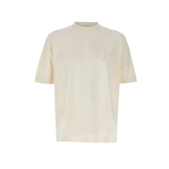 26SS 필리포 드 로렌티스 반팔 티셔츠 TS0MC CR14R020 White - FILIPPO DE LAURENTIIS