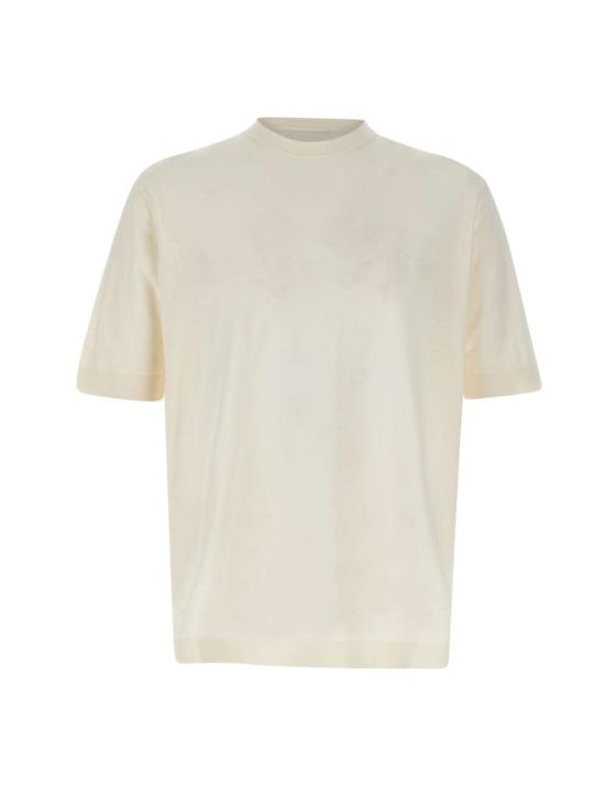 26SS 필리포 드 로렌티스 반팔 티셔츠 TS0MC CR14R020 White - FILIPPO DE LAURENTIIS