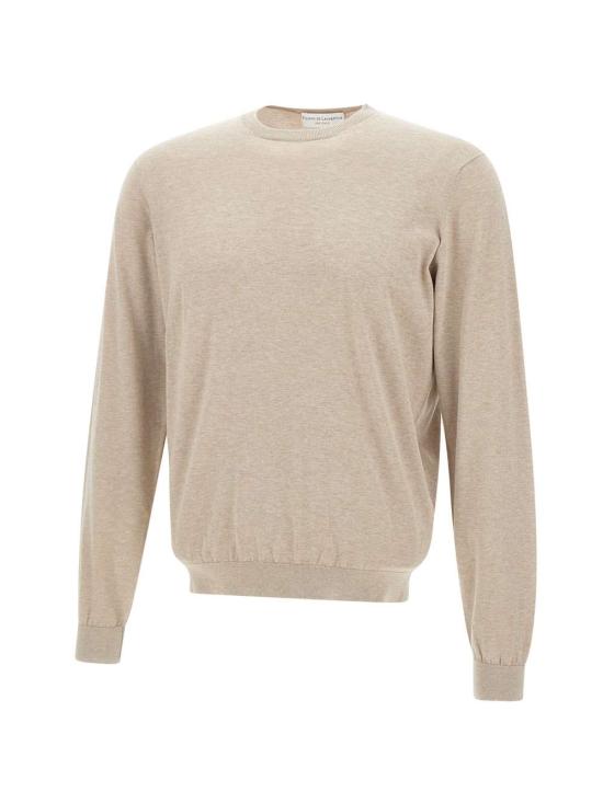26SS 필리포 드 로렌티스 스웨터 GC1ML SI18R060 Beige - FILIPPO DE LAURENTIIS