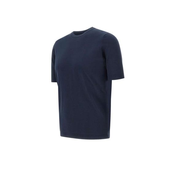 26SS 필리포 드 로렌티스 반팔 티셔츠 TS0MC CR14R890 Blue - FILIPPO DE LAURENTIIS