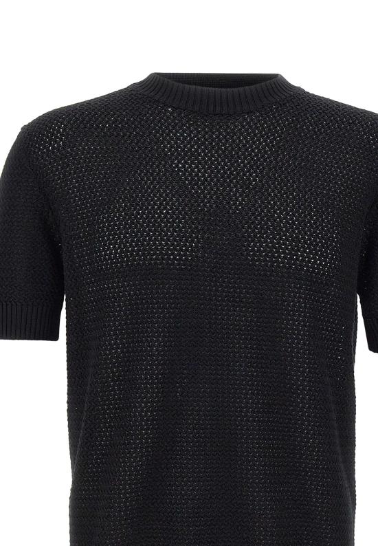 26SS 필리포 드 로렌티스 스웨터 GC3MC CM7B990 Black - FILIPPO DE LAURENTIIS