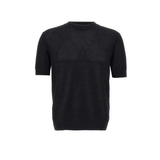 26SS 필리포 드 로렌티스 스웨터 GC3MC CM7B990 Black - FILIPPO DE LAURENTIIS