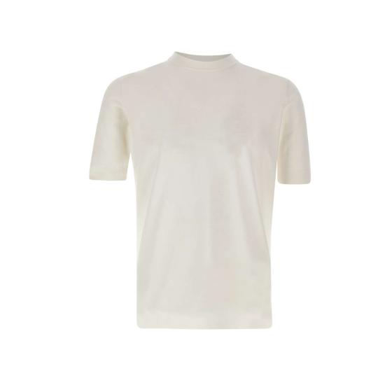 26SS 필리포 드 로렌티스 반팔 티셔츠 TS0MC CR14R001 White - FILIPPO DE LAURENTIIS