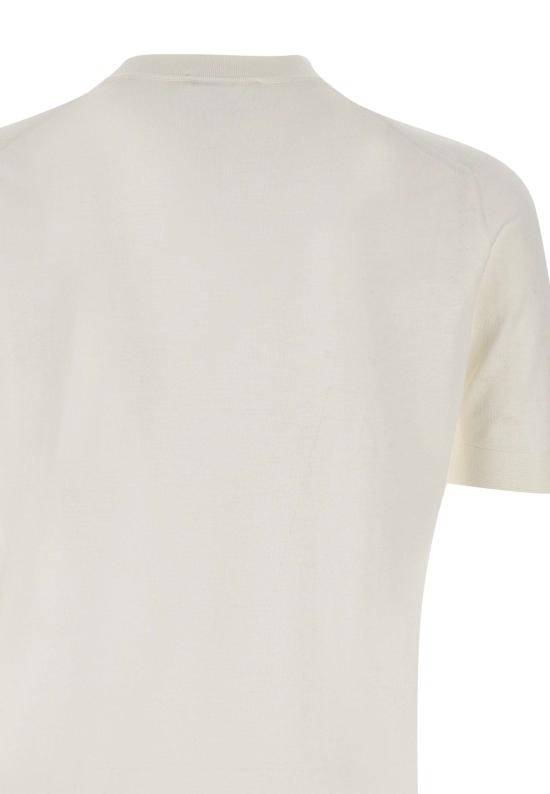 26SS 필리포 드 로렌티스 반팔 티셔츠 TS0MC CR14R001 White - FILIPPO DE LAURENTIIS