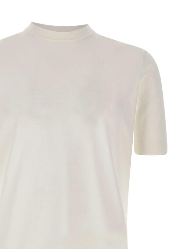 26SS 필리포 드 로렌티스 반팔 티셔츠 TS0MC CR14R001 White - FILIPPO DE LAURENTIIS