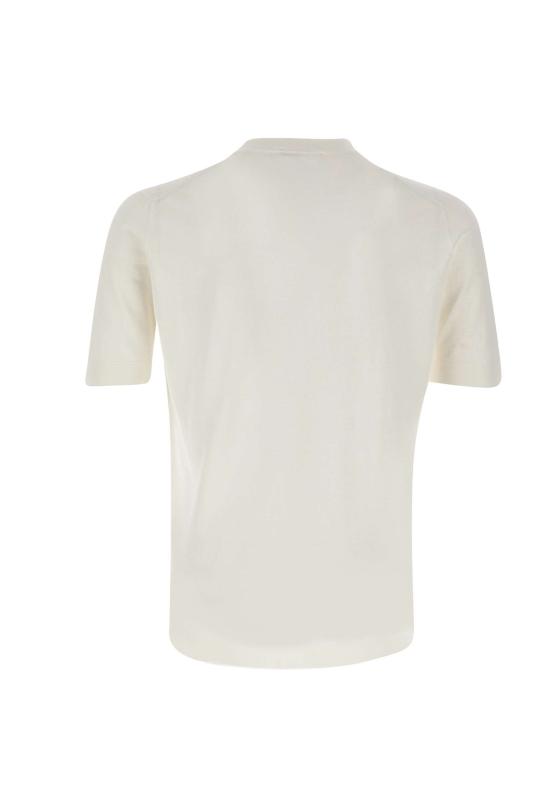 26SS 필리포 드 로렌티스 반팔 티셔츠 TS0MC CR14R001 White - FILIPPO DE LAURENTIIS