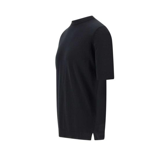 26SS 필리포 드 로렌티스 반팔 티셔츠 TS0MC CR14R990 Black - FILIPPO DE LAURENTIIS