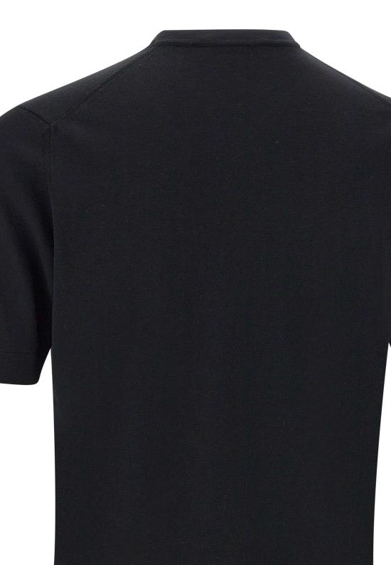 26SS 필리포 드 로렌티스 반팔 티셔츠 TS0MC CR14R990 Black - FILIPPO DE LAURENTIIS