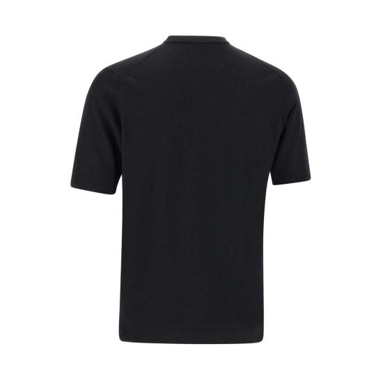 26SS 필리포 드 로렌티스 반팔 티셔츠 TS0MC CR14R990 Black - FILIPPO DE LAURENTIIS