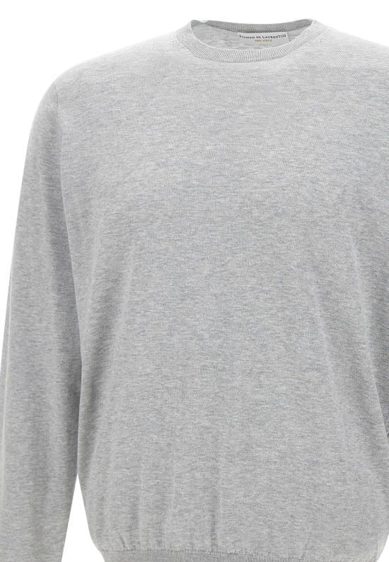26SS 필리포 드 로렌티스 스웨터 GC1ML SI18R902 Grey - FILIPPO DE LAURENTIIS