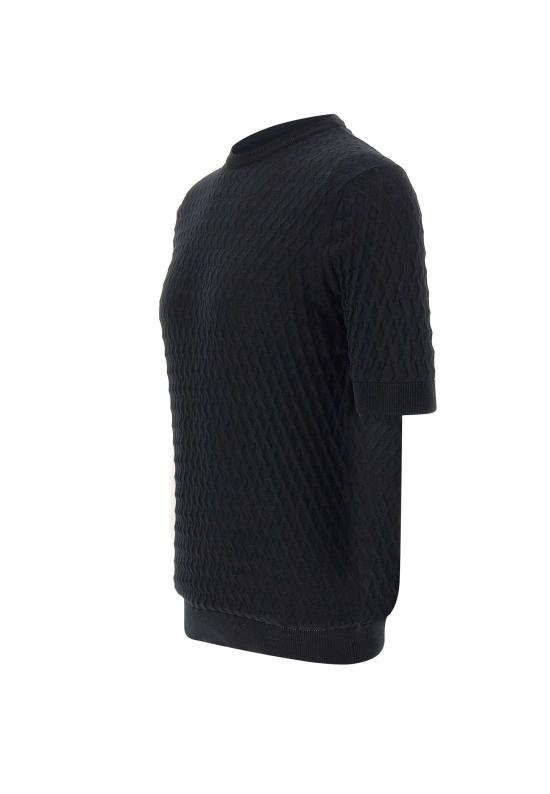 26SS 필리포 드 로렌티스 스웨터 GC1MC CR14D990 Black - FILIPPO DE LAURENTIIS