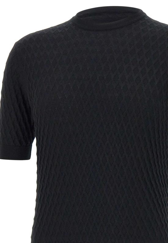 26SS 필리포 드 로렌티스 스웨터 GC1MC CR14D990 Black - FILIPPO DE LAURENTIIS