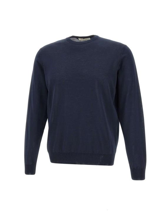 26SS 필리포 드 로렌티스 스웨터 GC1ML CR14R890 Blue - FILIPPO DE LAURENTIIS