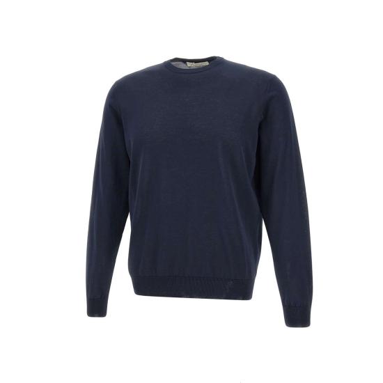 26SS 필리포 드 로렌티스 스웨터 GC1ML CR14R890 Blue - FILIPPO DE LAURENTIIS