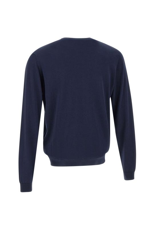 26SS 필리포 드 로렌티스 스웨터 GC1ML SI18R881 BLUE - FILIPPO DE LAURENTIIS