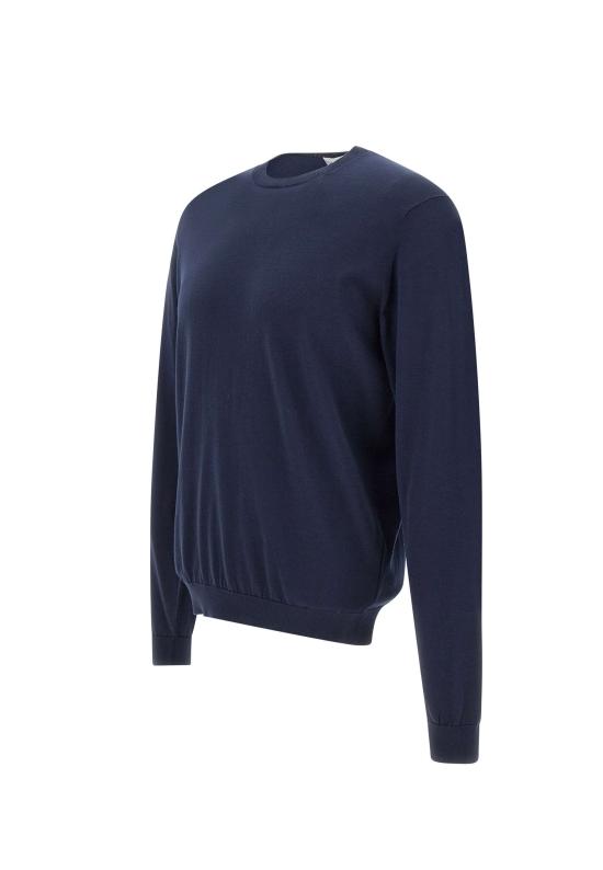 26SS 필리포 드 로렌티스 스웨터 GC1ML SI18R881 BLUE - FILIPPO DE LAURENTIIS