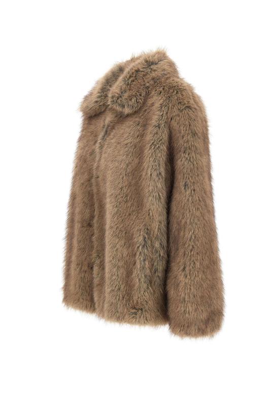 25FW 리우조 코트 MF5232E1095 M9873 Brown - LIU JO