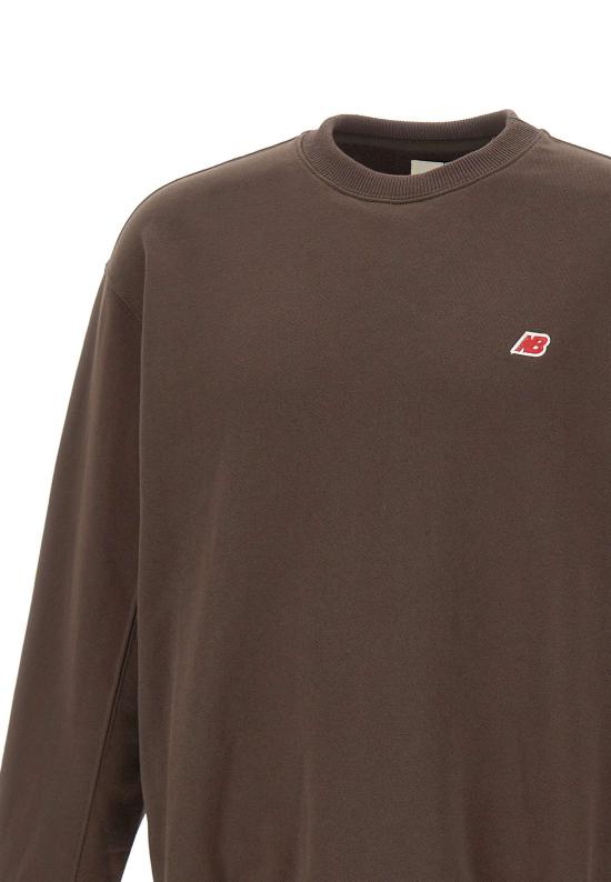 25FW 뉴발란스 긴팔 티셔츠 MT43541RHE EARTH Brown - NEW BALANCE