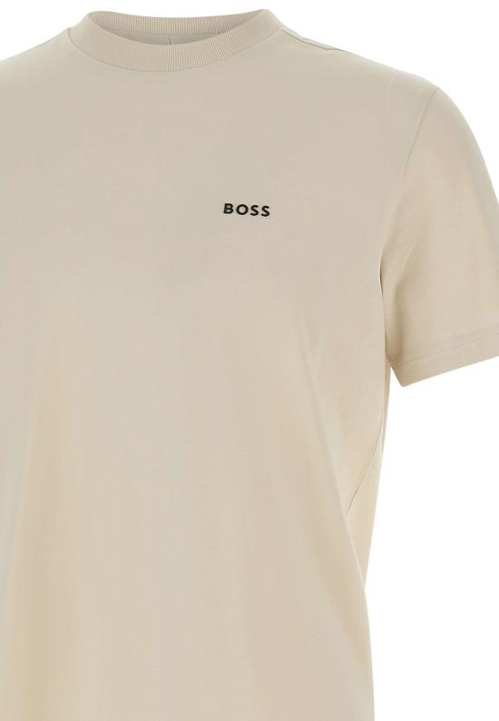 25FW 보스 반팔 티셔츠 50506373 131 Beige - BOSS