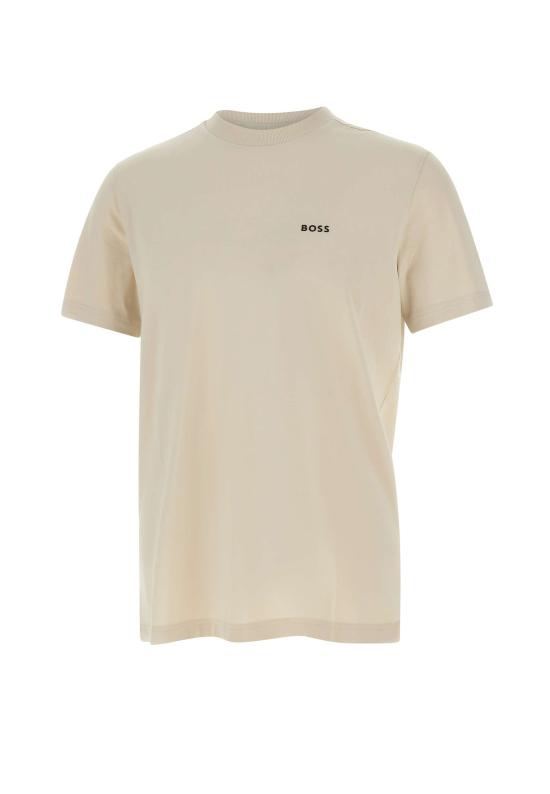 25FW 보스 반팔 티셔츠 50506373 131 Beige