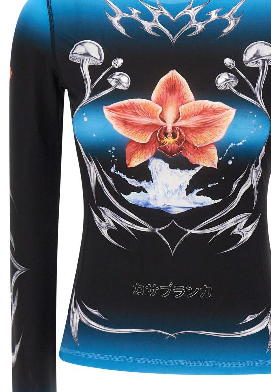 25FW 카사블랑카 민소매 티셔츠 WAW25JTP404 01 MultiColour - CASABLANCA