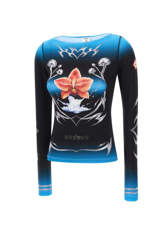 25FW 카사블랑카 민소매 티셔츠 WAW25JTP404 01 MultiColour