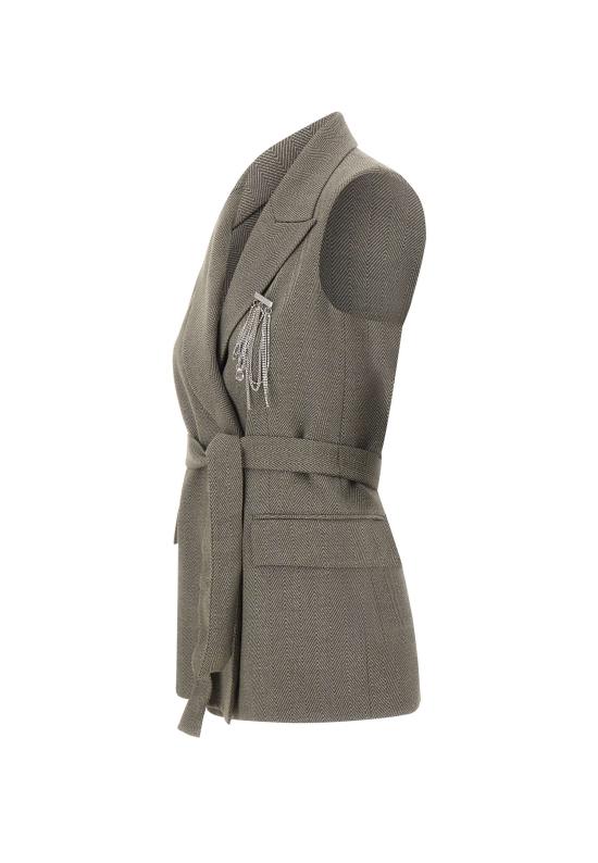 25FW 리우조 베스트 CF5259T054A M9770 Green - LIU JO