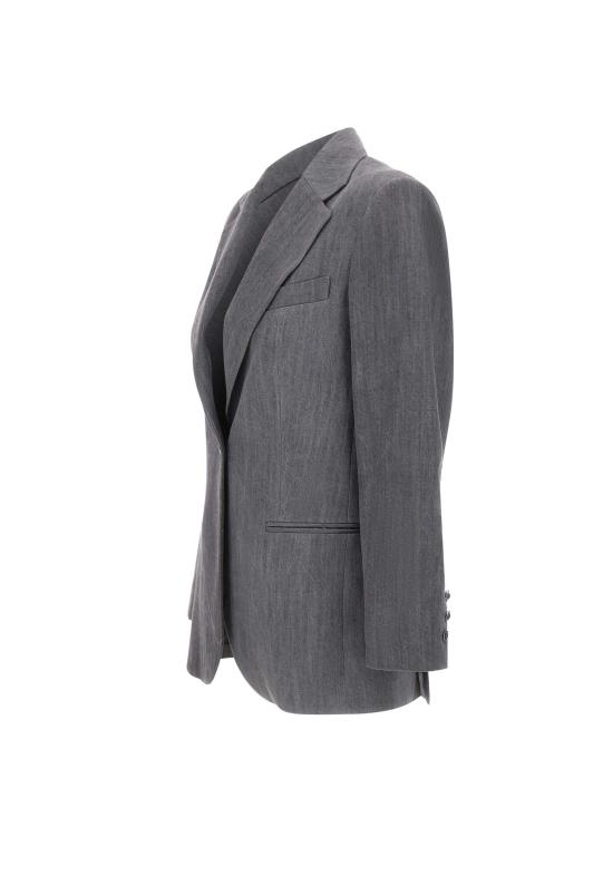 25FW 리우조 수트 자켓 UF5141D0266 87457 Grey - LIU JO