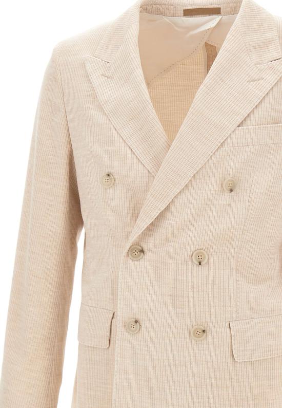 25FW 보스 수트 자켓 50549642 287 White - BOSS