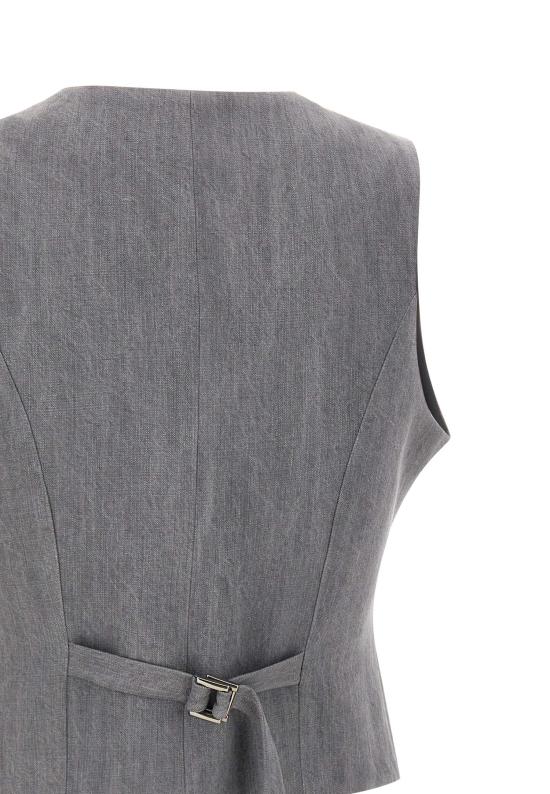 25FW 리우조 베스트 UF5226D0266 87457 Grey - LIU JO