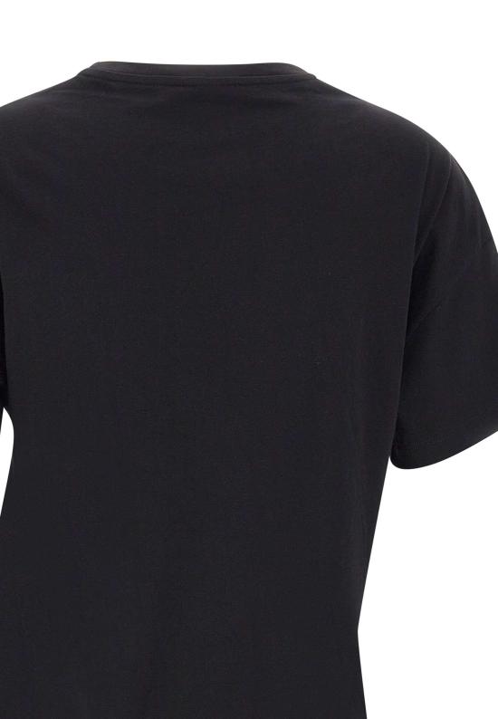 25FW 리우조 반팔 티셔츠 MF5416JS923 M9957 Black - LIU JO