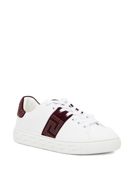 26SS 베르사체 스니커즈 1013568 1A115452W9E0 White burgundy - VERSACE