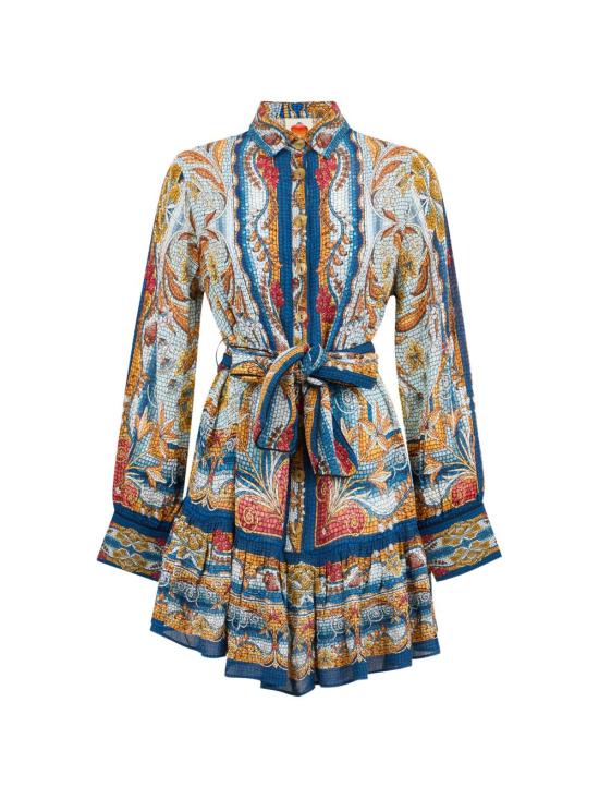 26SS 팜 리오 미디 원피스 344504 26076 Mosaico